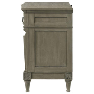 CoasterElevations Alderwood 3-Drawer Nightstand French Grey