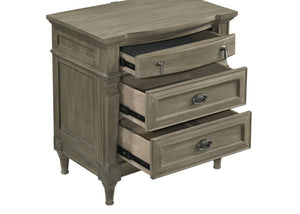 CoasterElevations Alderwood 3-Drawer Nightstand French Grey