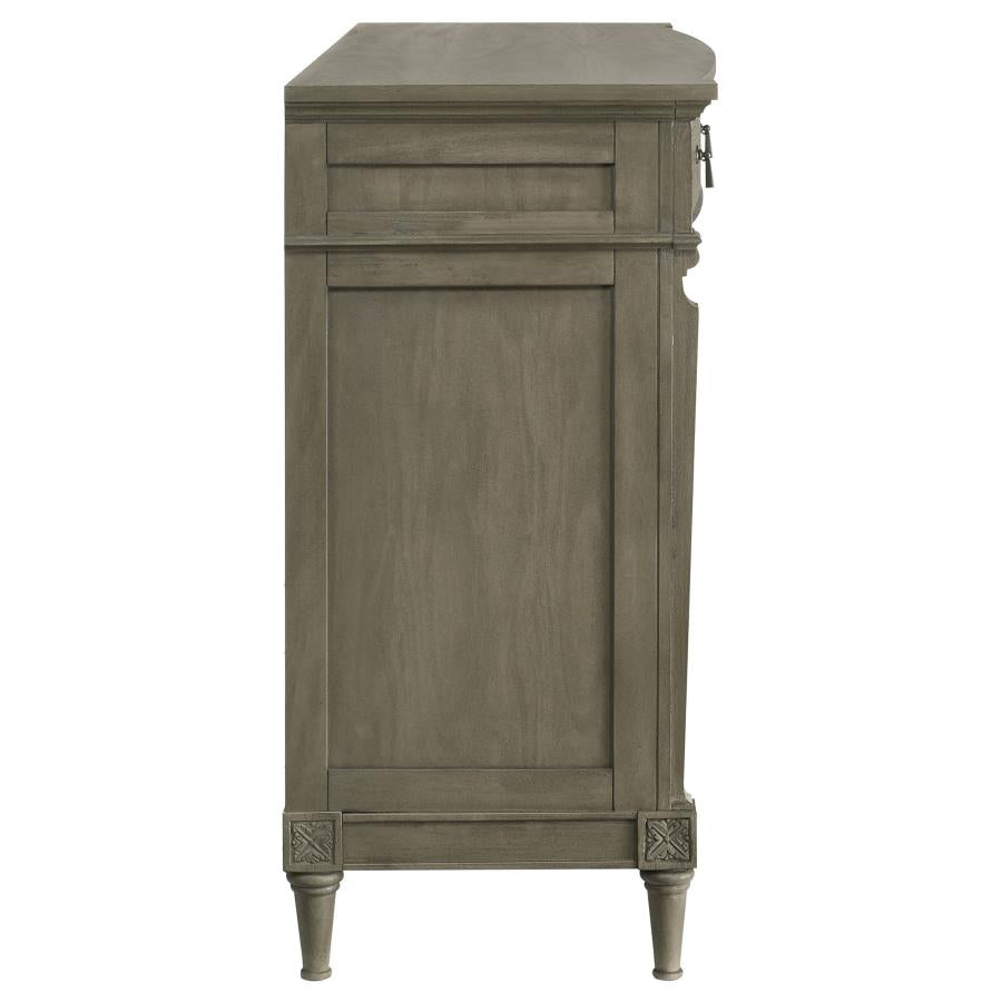 CoasterElevations Alderwood 9-Drawer Dresser French Grey