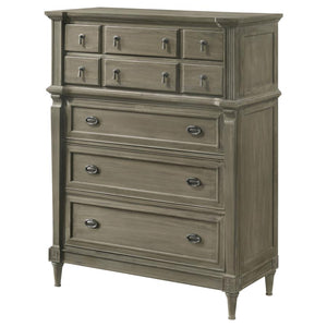 CoasterElevations Alderwood 5-Drawer Chest French Grey