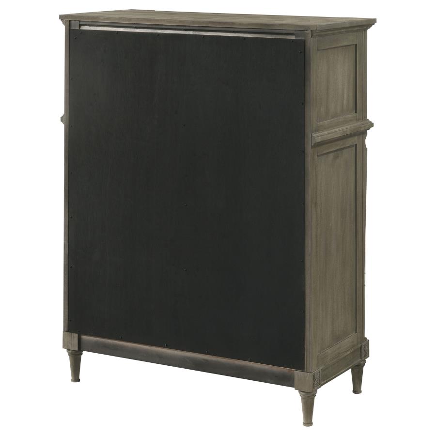 CoasterElevations Alderwood 5-Drawer Chest French Grey