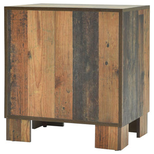 CoasterEveryday Sidney 2-Drawer Nightstand Rustic Pine