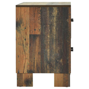 CoasterEveryday Sidney 2-Drawer Nightstand Rustic Pine