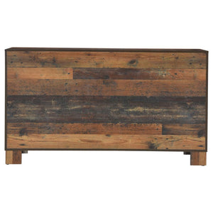 CoasterEveryday Sidney 6-Drawer Dresser Rustic Pine