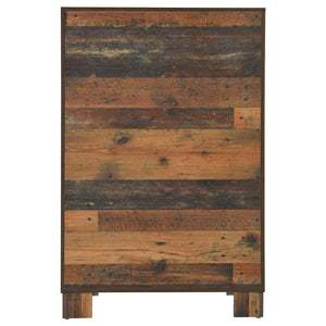 CoasterEveryday Sidney 5-Drawer Chest Rustic Pine