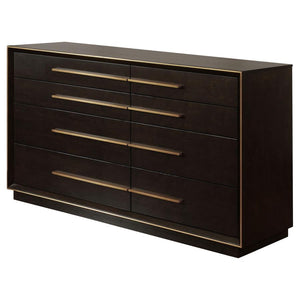 CoasterElevations Durango 8-Drawer Dresser Smoked Peppercorn