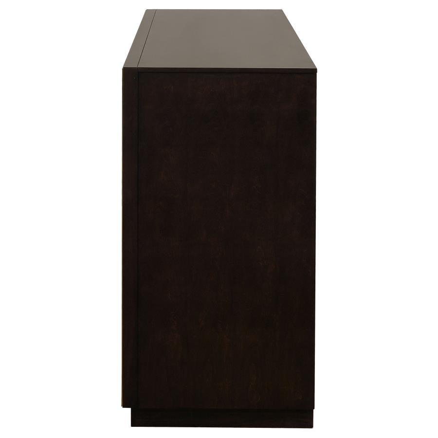 CoasterElevations Durango 8-Drawer Dresser Smoked Peppercorn