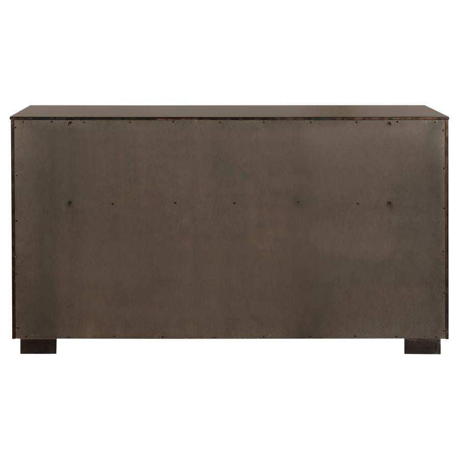 CoasterElevations Durango 8-Drawer Dresser Smoked Peppercorn