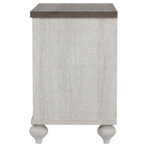 CoasterEveryday Stillwood 2-Drawer Nightstand Vintage Linen