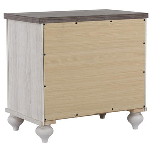 CoasterEveryday Stillwood 2-Drawer Nightstand Vintage Linen