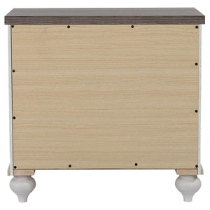 CoasterEveryday Stillwood 2-Drawer Nightstand Vintage Linen