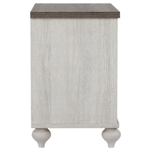 CoasterEveryday Stillwood 2-Drawer Nightstand Vintage Linen