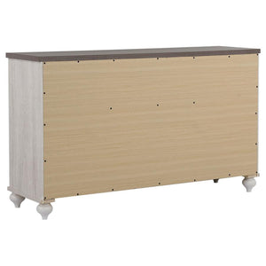 CoasterEveryday Stillwood 6-Drawer Dresser Vintage Linen