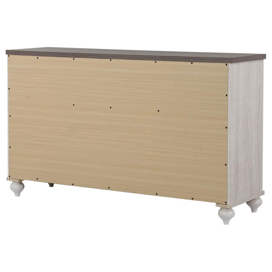 CoasterEveryday Stillwood 6-Drawer Dresser Vintage Linen