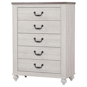 CoasterEveryday Stillwood 5-Drawer Chest Vintage Linen