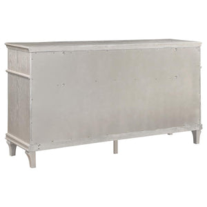 CoasterElevations Evangeline 9-Drawer Dresser Silver Oak