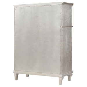 CoasterElevations Evangeline 6-Drawer Chest Silver Oak