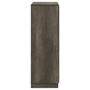 Janine 5-Drawer Chest Grey