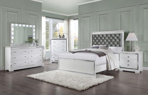 CoasterEssence Eleanor Rectangular 5-Drawer Chest White