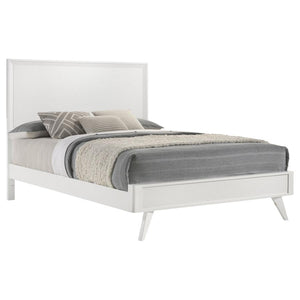 Janelle Panel Bed White