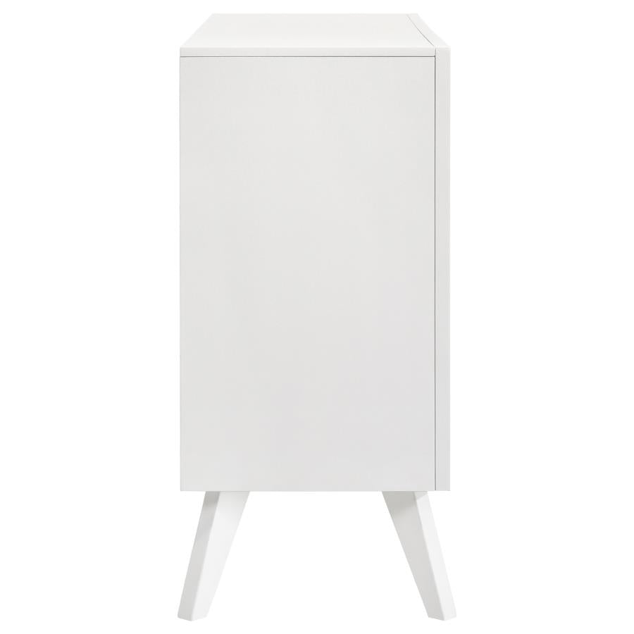 Janelle 6-Drawer Dresser White