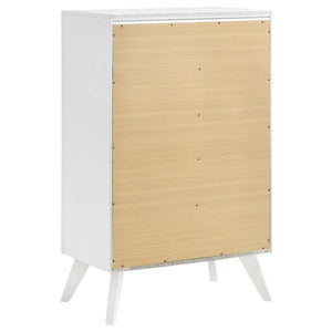 Janelle 5-Drawer Chest White