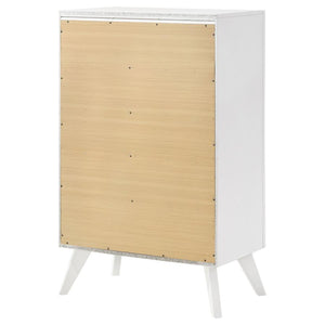 Janelle 5-Drawer Chest White