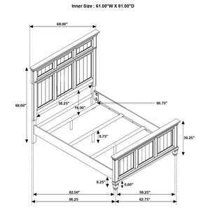 CoasterElevations Avenue Panel Bed Grey