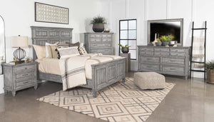 CoasterElevations Avenue Panel Bed Grey