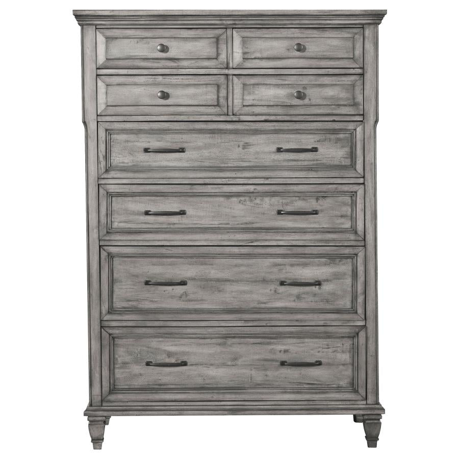 CoasterElevations Avenue 8-Drawer Rectangular Chest Grey