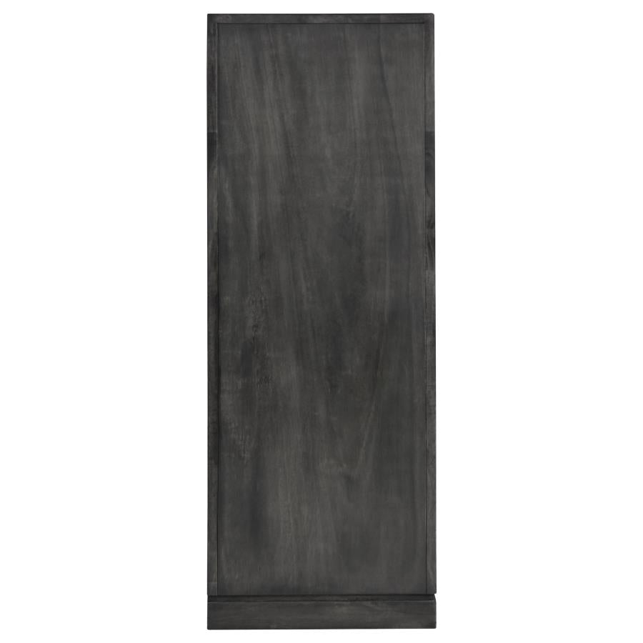 CoasterEssence Lorenzo 5-Drawer Chest Dark Grey