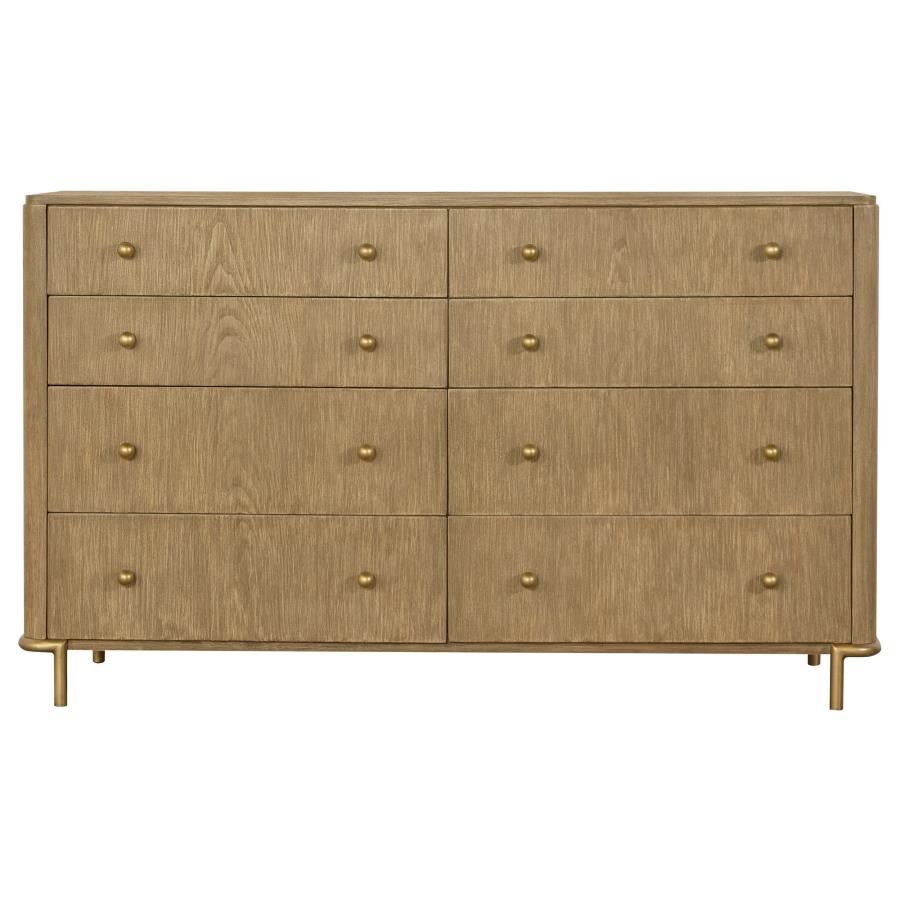 CoasterElevations Arini 8-Drawer Dresser Sand Wash