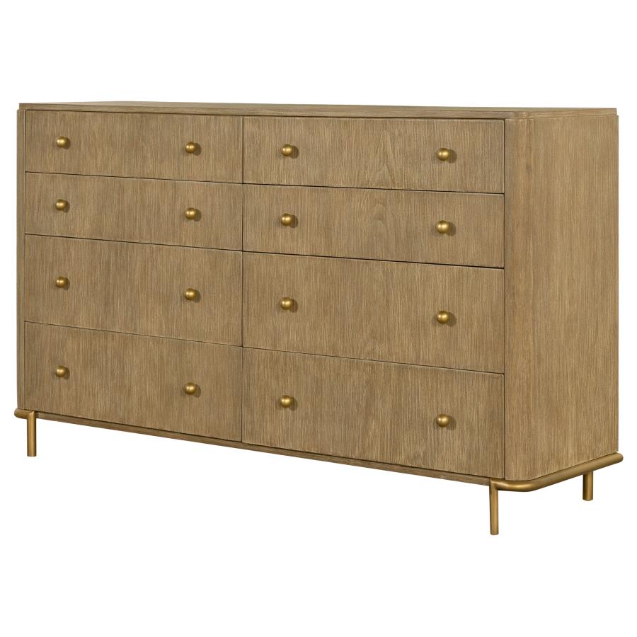 CoasterElevations Arini 8-Drawer Dresser Sand Wash