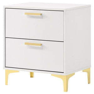 CoasterEveryday Kendall 2-Drawer Nightstand White