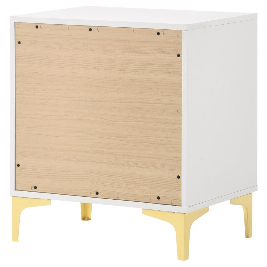 CoasterEveryday Kendall 2-Drawer Nightstand White