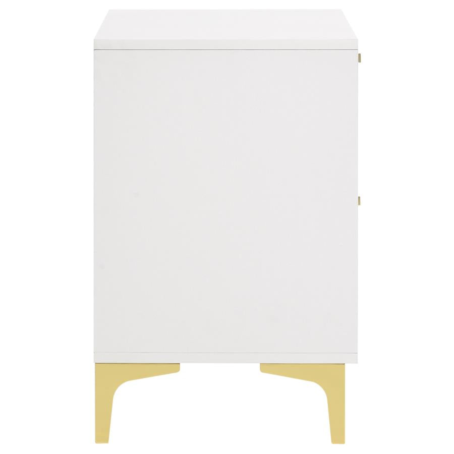 CoasterEveryday Kendall 2-Drawer Nightstand White