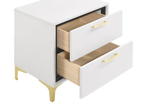 CoasterEveryday Kendall 2-Drawer Nightstand White