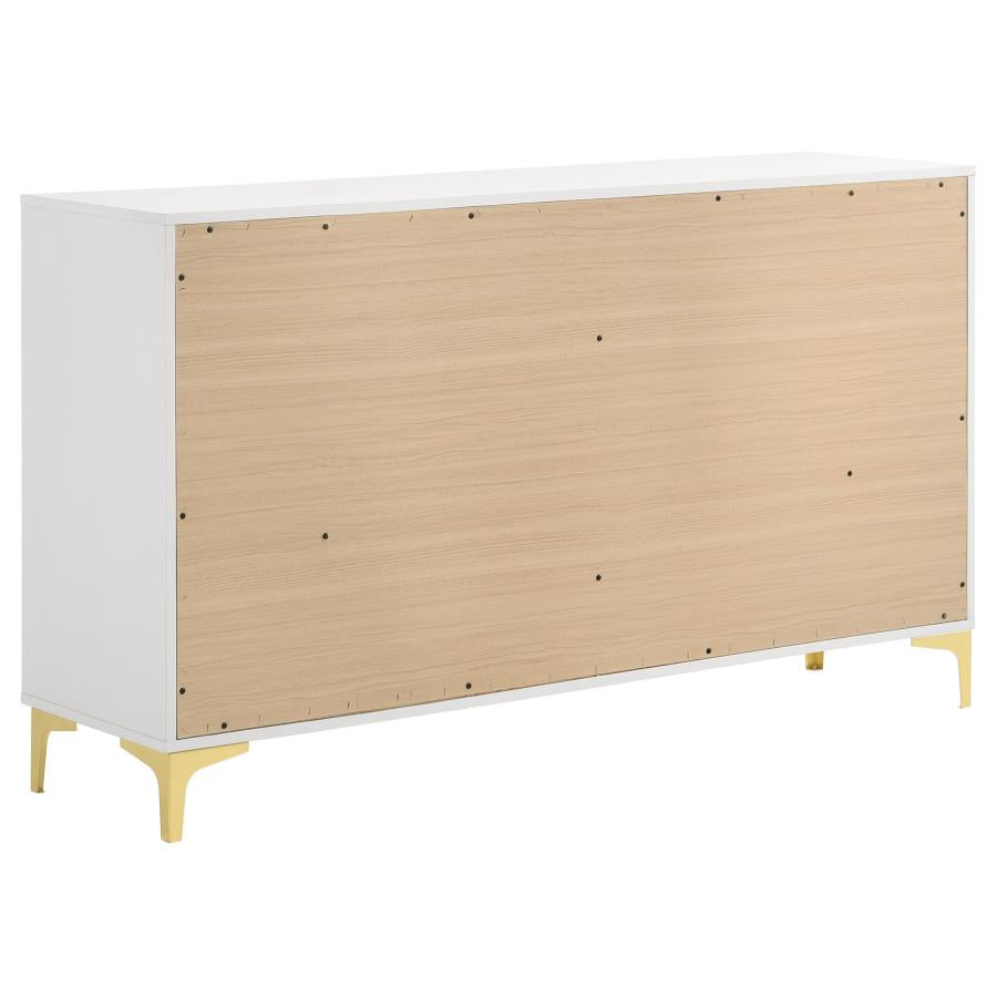 CoasterEveryday Kendall 6-Drawer Dresser White