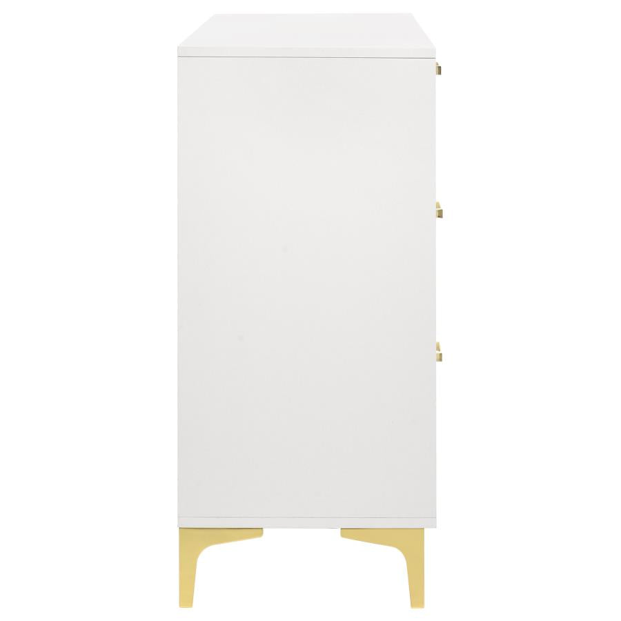 CoasterEveryday Kendall 6-Drawer Dresser White