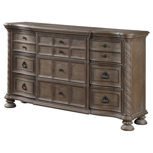 Emmett 9-Drawer Dresser Walnut