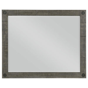 Lilith Rectangular Dresser Mirror Distressed Grey