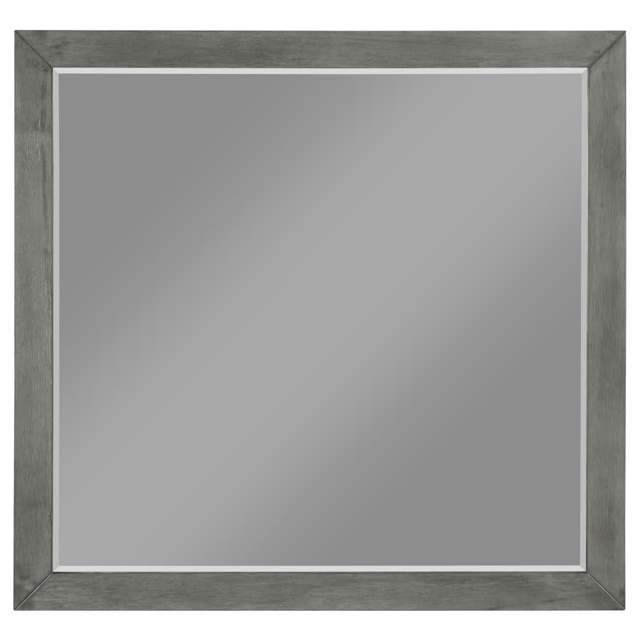 Nathan Rectangular Dresser Mirror Grey