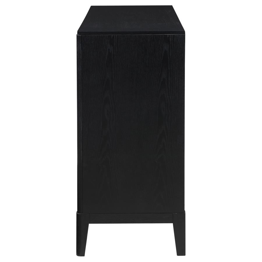 Brookmead 8-Drawer Bedroom Dresser Black