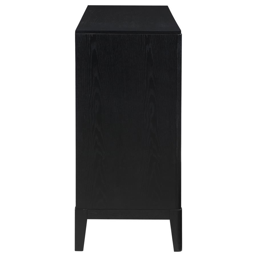 Brookmead 8-Drawer Bedroom Dresser Black