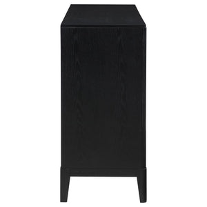 Brookmead 8-Drawer Bedroom Dresser Black