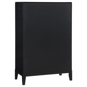 Brookmead 5-Drawer Bedroom Chest Black