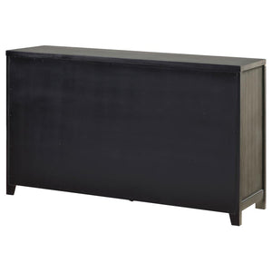 Kieran 6-Drawer Bedroom Dresser Grey