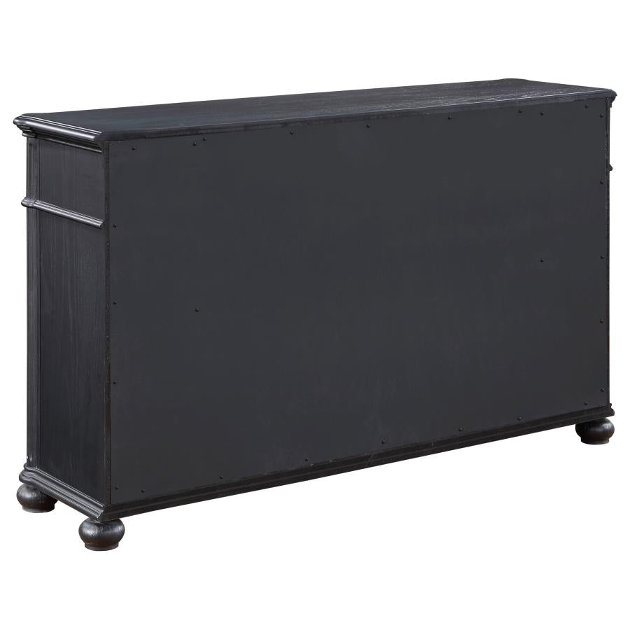 Celina 9-Drawer Bedroom Dresser Black