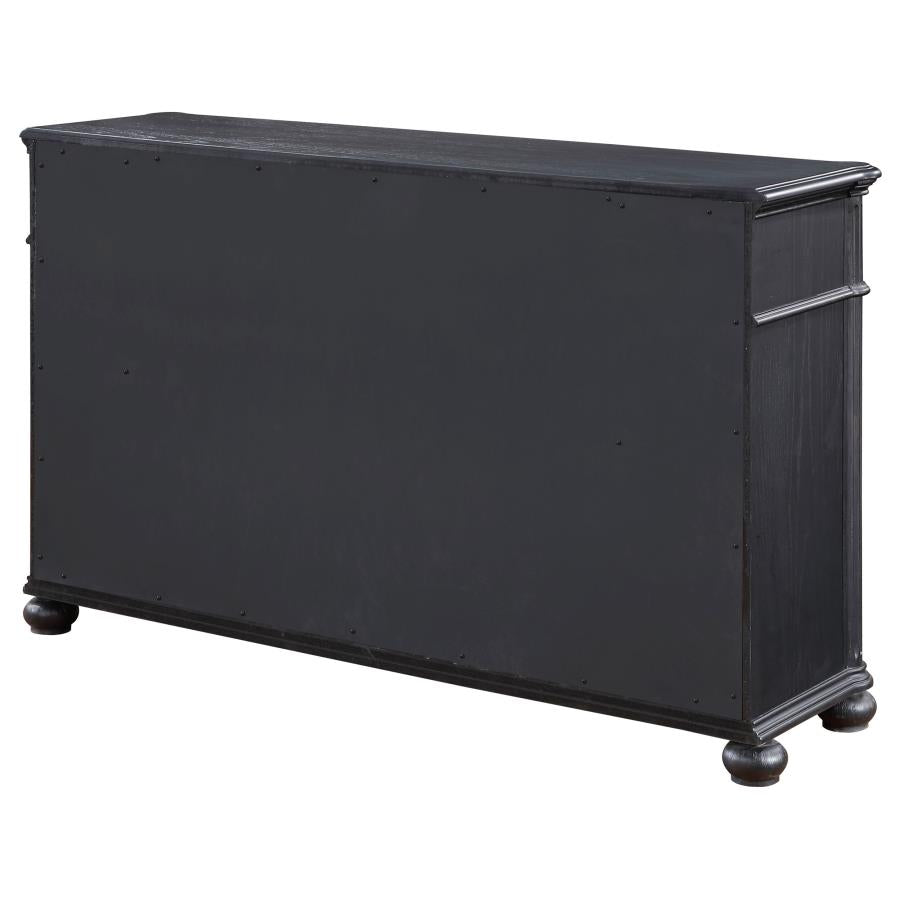 Celina 9-Drawer Bedroom Dresser Black