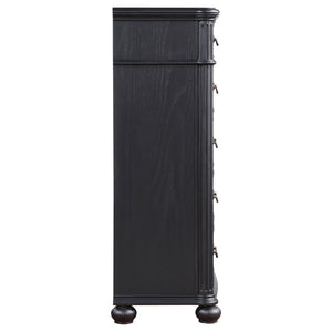 Celina 5-Drawer Bedroom Chest Black